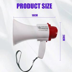 Speakers Ys8s Portable Hand High Power Speaker Megaphone Strap Grip Loudspeaker Recording Play Horn Tour Guide Speakers Loud Volume