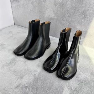 Klassische Martin Magira MM6 neue Farbe Anatomie Knöchel Tabi Stiefel dicke Ferse runde Zehen Mode Stiefeletten Unisex Split Toe Luxus Designer Schuhe Fabrik Schuhe