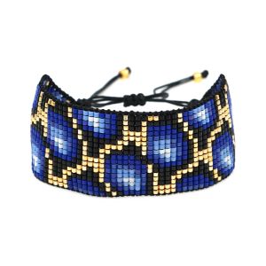 Armbänder Go2Boho Wrap Armband Femme Miyuki Armbänder 2023 Trendy Leopardenschmuck handgefertigtes Webstuhl Woven Pulseras Femme Großhandel Schmuck Schmuck