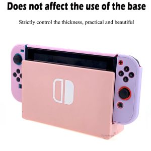 Standar ny rosa komplett brygga för Nintendo Switch laddningsdockan laddare station tv -stativ grossist