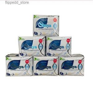 Женская гигиена, 10 упаковок SHUYA, прокладки для трусов с отрицательным анионом, ночные гигиенические прокладки для женщин Q240222