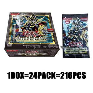 Japanese Yuh Collection Rare Cards Box Yu Gi Oh Sky Dragon Game Hobby Collectibles Holder For Child Gift Toys Drop Delivery Dhtt9