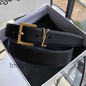 Designer Belt for Women Genuine Leather 3cm Width Womens s Buckle Waistband Pin FSP9