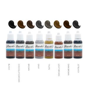 Medicin permanent ögonbryn pigment permanent smink tatuering bläck läppar ögon linje tatuering färg ögonbryn mikroblåsande pigment kosmetiska förnödenheter