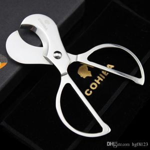 New Arrival Smoker accessories 304 Stainless Steel Cigars Cutter Knife With Gift Box Accessories Smoke knife8993666
