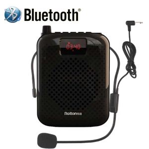 Lautsprecher Neuer Rolton K500 Bluetooth-Lautsprecher, Mikrofon, Sprach-Megaphon-Lautsprecher für den Unterricht, Reiseleiter, Verkaufsförderung, Taillenmontage