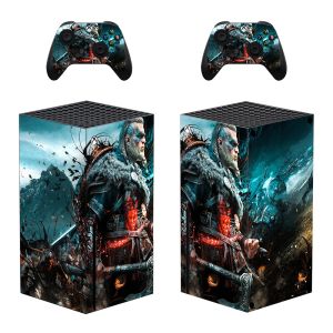Stickers New Game Skin Sticker Decal Cover for Xbox Series X Console and 2 Controllers Xbox Series X Skin Sticker Vinyl
