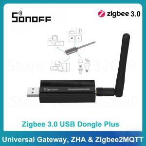 Kontrol Sonoff Zbdonglee USB Donle Plus Zigbee 3.0 Kablosuz Zigbee Ağ Geçidi Analizörü Zigbee2MQTT USB Arayüz Anten ile Yakalama