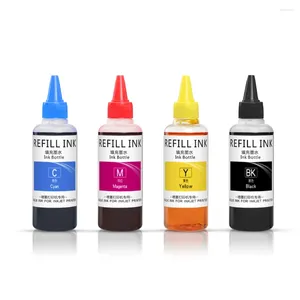 Tinten-Nachfüllsets, 100 ml, universeller Farbstoff, geeignet für Epson, HP, Canon, Brother, Deskjet, Desktop-Drucker, CISS, 6 Farben