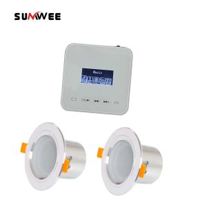 Speakers Mini Amplifier inwall Panel Bluetoothcompatible HiFi Home Theater Stereo Sound Audio with Ceiling Speaker PA System Bathroom