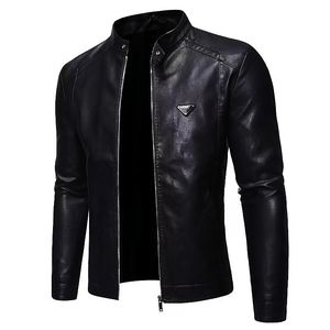 Men's Jackets designer Men leather jacket European American coat 2024 autumn winter top fashion trend color handsome unisex hooded casual Outdoor Outwear Coats