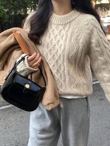 Abendtaschen Hohe Qualität Kleine Quadratische Tasche Koreanische Mode Designer Vintage Echtes Leder Schulter Umhängetasche Handtaschen Frauen