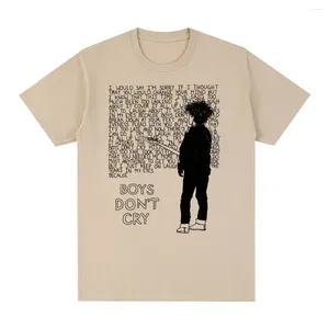 Herren T-Shirts The Cure Vintage T-Shirt Robert Smith Boys Don't Cry Baumwolle Herren T-Shirt T-Shirt Damen Tops