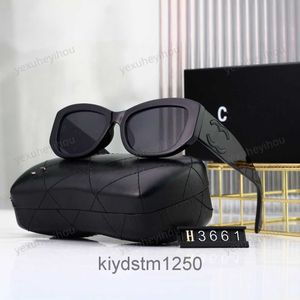 Novo Cc Designer de Moda Ch Óculos de Sol para Mulheres Homens Clássico Top Driving Outdoor Proteção UV Quadro Perna Óculos de Sol com Caixa S2 1X0J