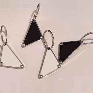 Ohrring, Designer-Ohrring aus vergoldetem Silber, besonders trendig, für Damen, Geschenke, Mädchen, Schmuck, Ohrringe, Paar-Stile, Dreieck, Emaille, luxuriöse Ohrstecker, schöner Look, ZB044 B4