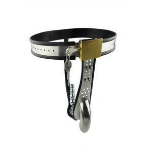 Other Health & Beauty Items Stainless Steel Male Chastity Belt With Anal Plug Metal Underwear Bdsm Bondage Lock Cock Cage Device Toys Dhxqz