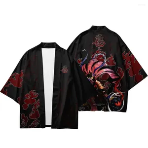 Ubranie etniczne japońskie niebieskie kimono plus size carp chiński styl mody plażowy mujer szata kardigan męskie koszule yukata haori kobiet