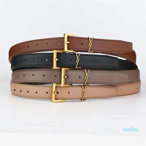 Luxurys Designers Belt for Women Genuine Leather Men Designer Belts s Needle Buckle Womens Waistband Cintura Ceintures y