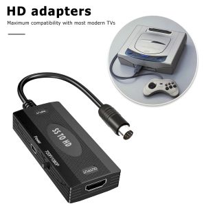 Kable do SEGA Saturn Console Adapter HD 4/3 Współczynniki kształtu SS do konwertera HDMompatible z akcesoriami złącza kablowego USB