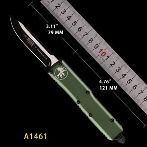 MT OTF Automatisk knivtaktiska knivar Utx Pocket Cutter Christmas Gift Aluminium Handle Fishing Tackle Grip Mindre