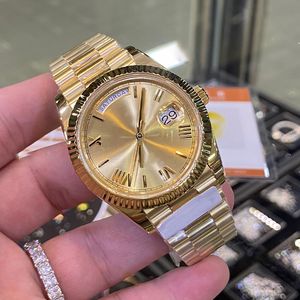 Relógio masculino relógio de luxo de alta qualidade relógios de designer mecânico automático placa de mostrador 36 ou 40mm relógio de calendário duplo luminoso movimento à prova d'água relógio feminino