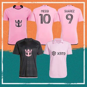 2004 2005 MESSIS Inter Miami Camisas de futebol 2024 SUAREZ YEDLIN camisa MARTINEZ GREGORE Kit infantil uniforme de futebol