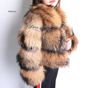 Pele de inverno novo ambiental casaco de pele de raposa seção curta quente espessamento falso casaco de pele de raposa moda luxo fino casaco de pele real feminino