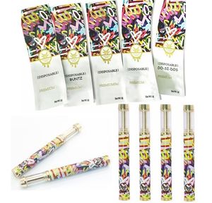 Kolorowe kalifornijskie jednorodne Puste Vapes ładowalne 280 mAh 1,0 ml Waporyzator w magazynie 500pcs