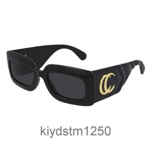 Luxury Solglasögon för män och kvinnor Män cool stil Hot Fashion Classic 0811s Black Grey Woman Square Frame Eyewear Man Glases Designer med Original Box 9ifw