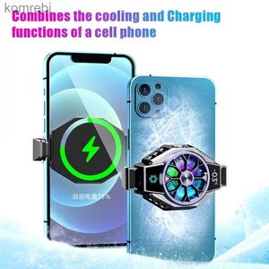 Outros acessórios para celular Jogo Mobile Phone Cooler USB Powered Radiator Snap-on Cooling Tool Carregamento portátil compatível para iPhone 15 14 Huawei 240222