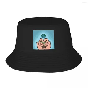 Berets Earth's Balance Bucket Ducket Hat Panama for Kids Bob Hats Autumn Fisherman Summer Beach Fishing Caps Caps