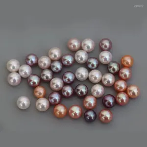 Loose Gemstones High Quality Pearl Bead 2-12 Mm Freshwater With Perfect Round Shape-AAA Grade Half Hole Drilled