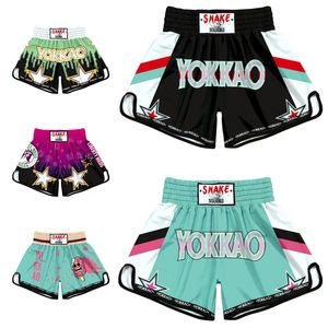 Herren-Shorts, Designer-Sportshorts für Damen und Herren, Boxhose, Kickbox-Shorts, Kampfshorts
