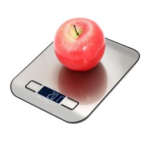 Balanças de pesagem Atacado Precisão Digital Kitchen Baking Scale Peso Nce Portátil Mini Eletrônico 5000G / 1G Drop Delivery Office S DHPJB