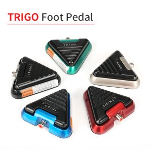 Suprimentos premium Triângulo Triângulo Tatuagem Pedal Pedal Switch para Tattoo Fonte de alimentação Tatuagens de pé anti -deslizamento Durável Pedal No RCA CLIP CORD