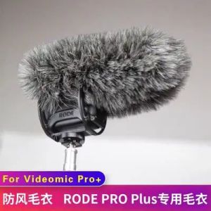 Accessories for Rode Videomic Pro + Plus Voice Recording Outdoor Wind Cover Shield Furry Dead Cat Windshield Muff Microphones Accessories