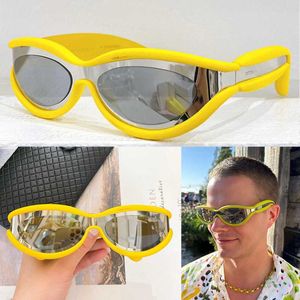 Moda Mulheres Designer Óculos de Sol 24ss Novos Óculos de Sol de Luxo 1211 Acetato Inflável Quadro UV400 Lente Lady Theme Party Sunglasses Lunettes de Soleil Designer