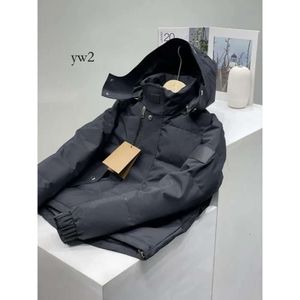 Męskie burbery w dół parkas bawełniane burberies burreries męskie kurtki haft haftery varsity designer mężczyzn płaszcza odzieży wierzcha derezai 8128