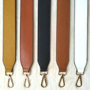 Bag Parts & Accessories 4cm Width Strap Solid Color PU Leather Portable Handbag DIY Replacement Wallet Shoulder Belt272u