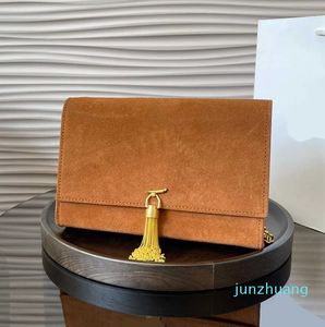 Designer -Bag Cross Body Women Luxury Suede Crossbody Bags Mens Classic Simple Square Messenger Chain Handbags