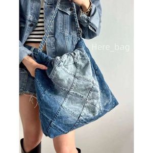 Projektantka Torba Blue Denim Flap Tortes Designer Woman torebka Crossbody Tote Tote Torby