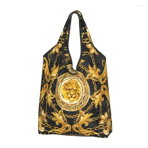 Сумки для покупок Kawaii Роскошные европейские сумки в стиле барокко Портативная сумка для покупок на плечо