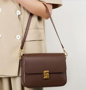 Borsa a tracolla Tofu di design Borsa a tracolla da donna Borsa a tracolla con patta di lusso in pelle di vacchetta Moda Borsa classica di alta qualità Borse a frizione Borsa autunno inverno