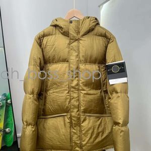 Piumino Stones Islande Piumino da uomo imbottito in cotone Piumino sottile Piumino spesso Giacca autunno inverno Designer Cerniera Cappotto autunnale per uomo e donna 112