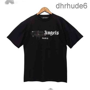 T-shirts lknu mens t skjortor män och kvinnor modedesigner lyx varumärke palms änglar ängel kvalitet hip hop shorts lösa casual kläder 100% ren bomullstoppar med