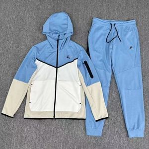 Män sportbyxa huvtrakten TRACKSUP KVINNA Tjock designer Tech Fleece Pants Hooded Jackets Space Cotton Trousers Womens Coats Bottoms Mens Joggers Running Jumper