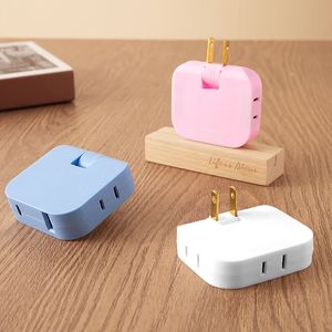 Wall Cell Phone Adapters converter 180° to USB Type-c Expansion plug For USA