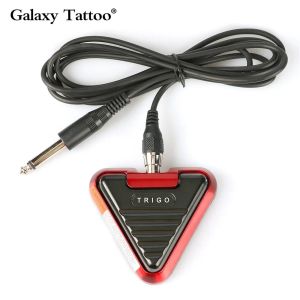 Versorgung Dreieck Tattoo Fuß Pedalschalter mit RCA -Clipkabel für Tattoo Netzteil oberste Klasse Haltbares Anti -Slip -Fuß -Tattoos Pedal Tool