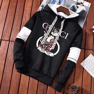 Men's Tracksuits Mens Winter Designer Casual Hoodie Pants High Quality Sportswear Animal Print Jogging Suit Streetwearwqzwq1edD1D7