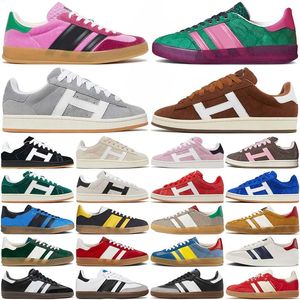 Gazelle Campus 00er-Laufschuhe, Turnschuhe für Männer und Frauen, Outdoor, kräftige Plattform, Rosa, Samt, Indoor, Rosa, Herren-Damen-Trainer, Promotion, Jogging, Walking